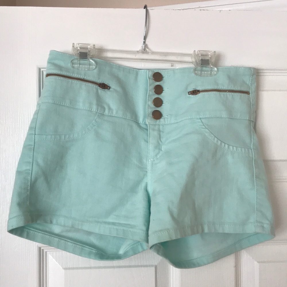 High waisted shorts